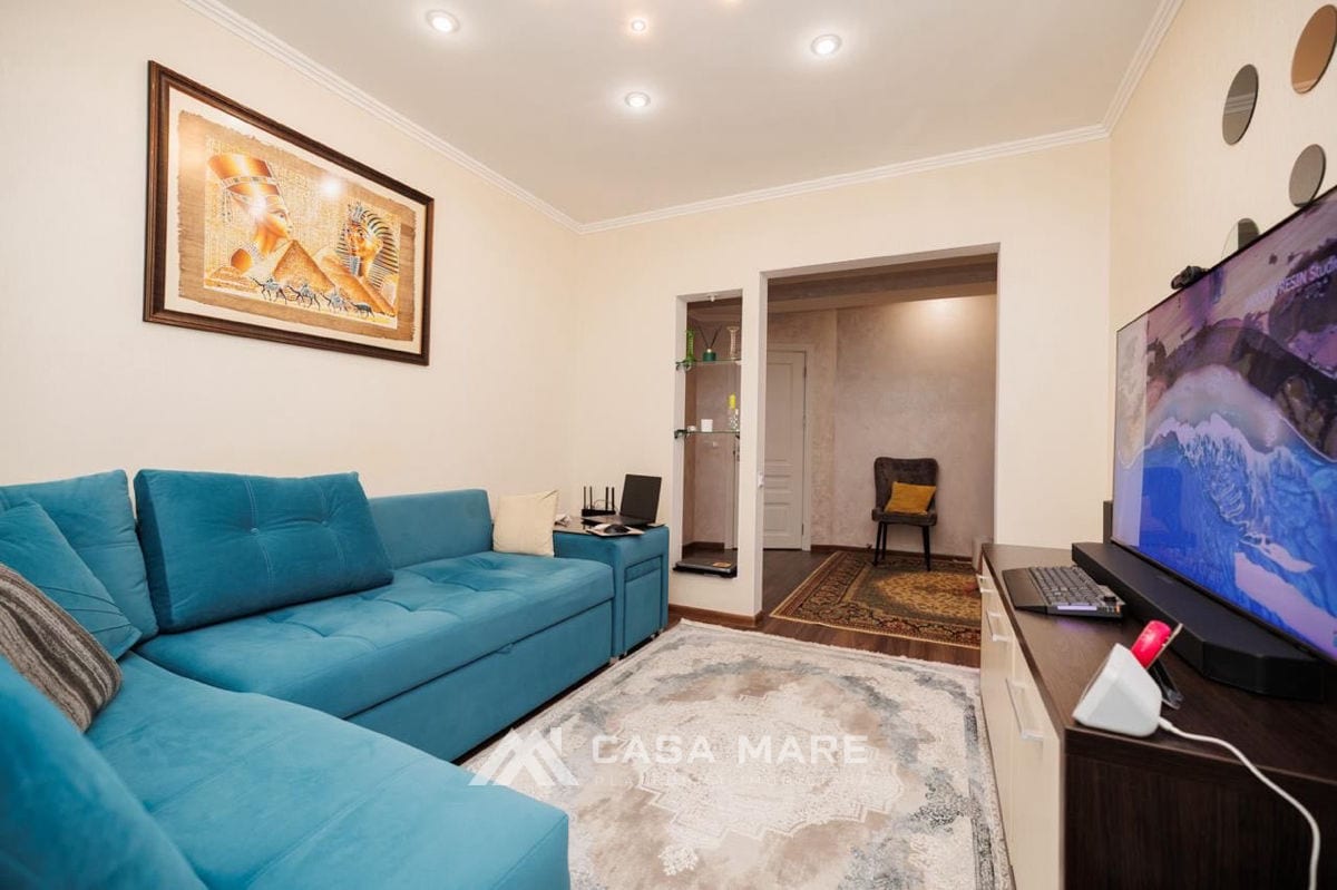 3-комнатная квартира, 99 м², Чеканы, Кишинёв 3