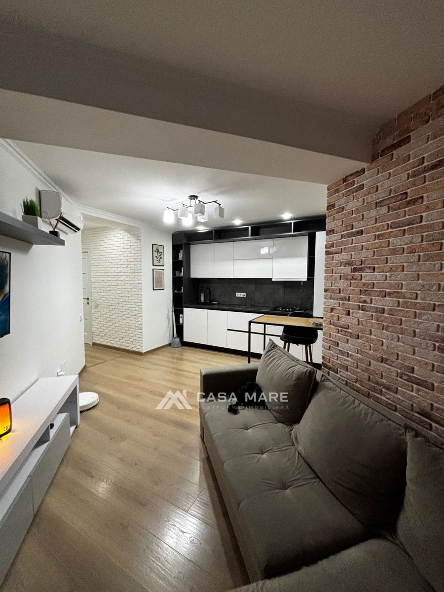 Apartament cu 1 cameră, 50 m², Centru, Chișinău 2