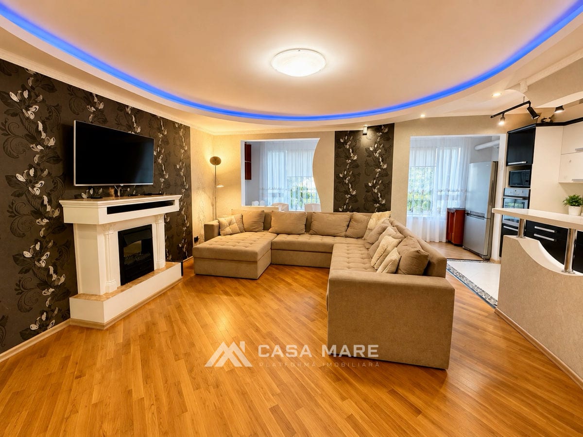 4-комнатная квартира, 120 м², Центр, Кишинёв 1