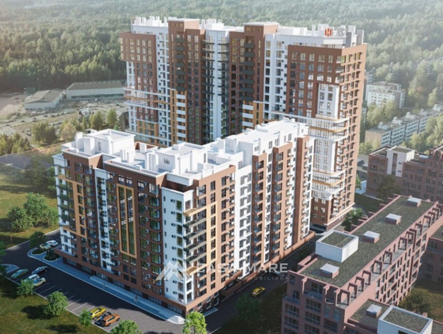 2-комнатная квартира, 81 м², Рышкановка, Кишинёв 1