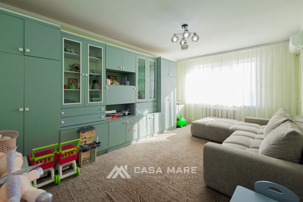 3-комнатная квартира, 78 м², Ботаника, Кишинёв 4