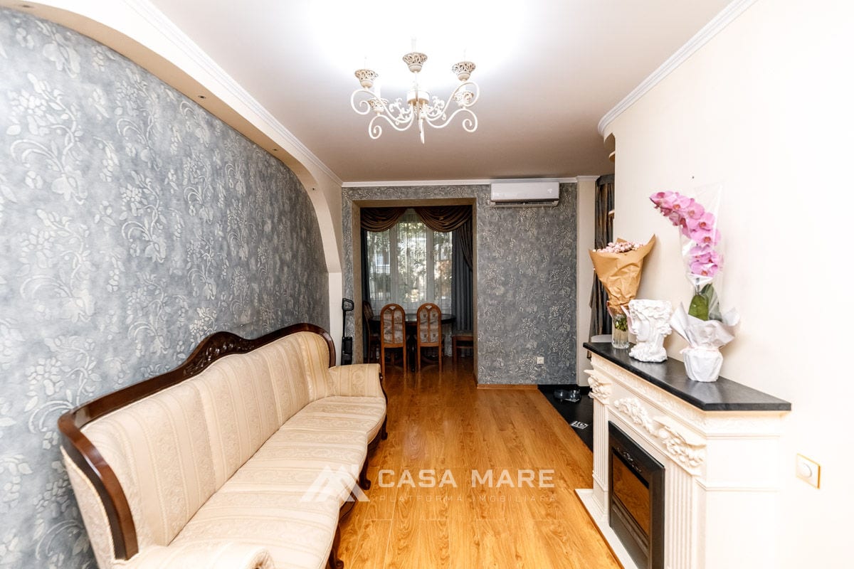 2-комнатная квартира, 67 м², Рышкановка, Кишинёв 5