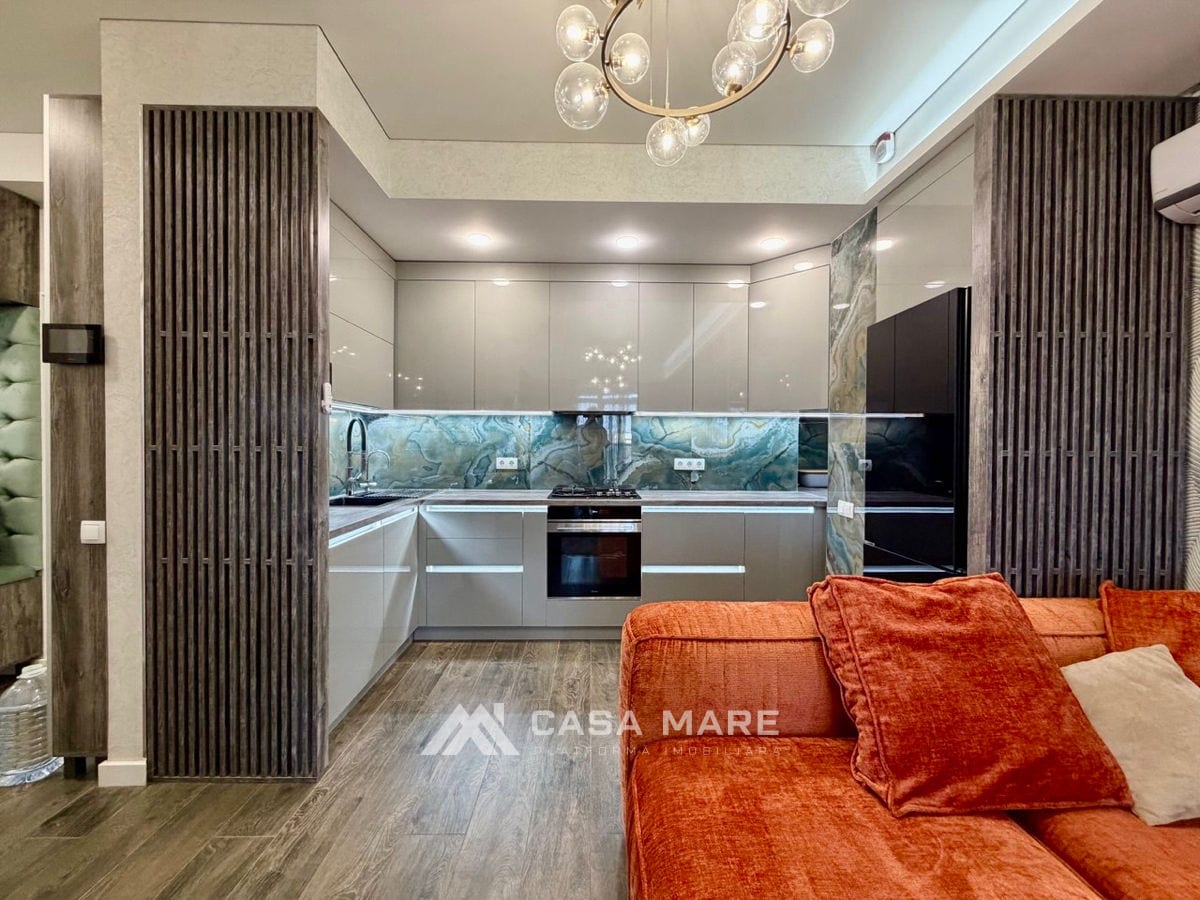 2-комнатная квартира, 85 м², Рышкановка, Кишинёв 5