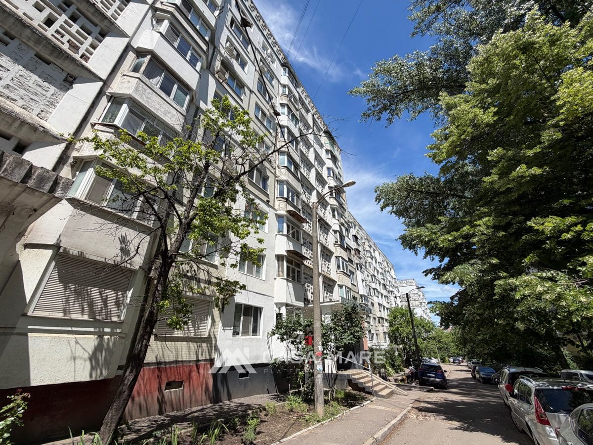 2-комнатная квартира, 53 м², Ботаника, Кишинёв 10