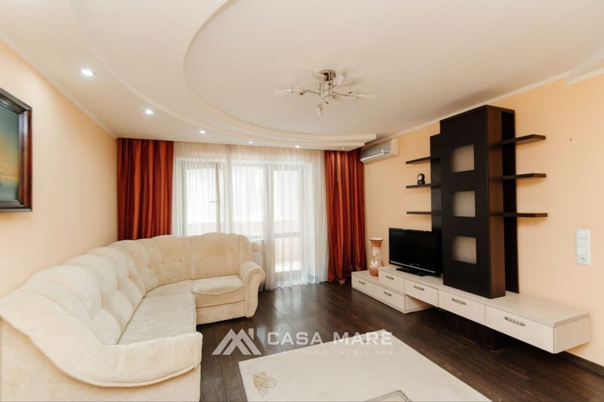 2-комнатная квартира, 80 м², Ботаника, Кишинёв 1