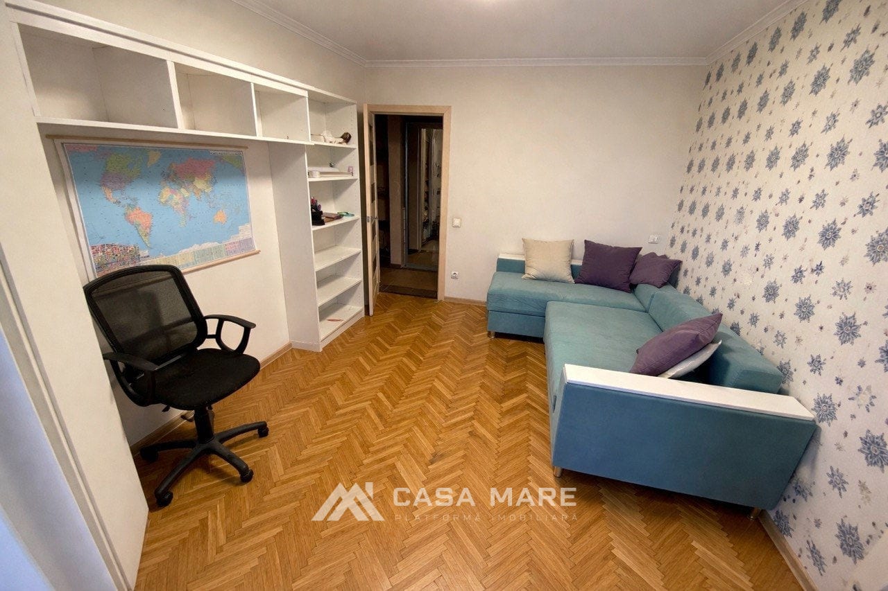 2-комнатная квартира, 51 м², Ботаника, Кишинёв 4