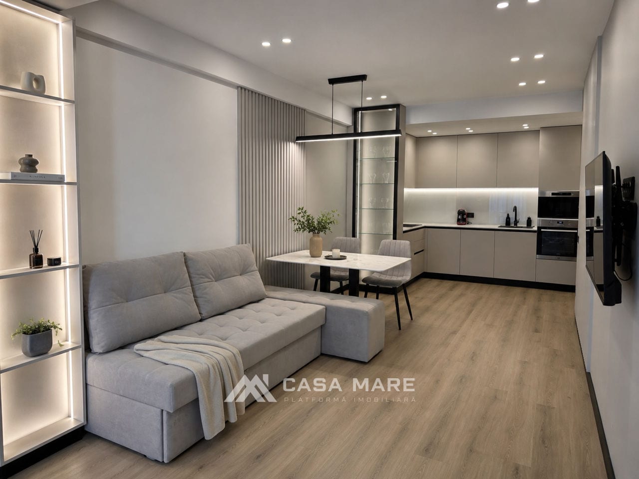 1-комнатная квартира, 56 м², Центр, Кишинёв 1