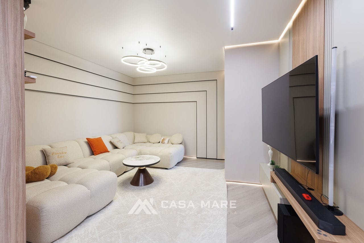 2-комнатная квартира, 78 м², Чеканы, Кишинёв 5