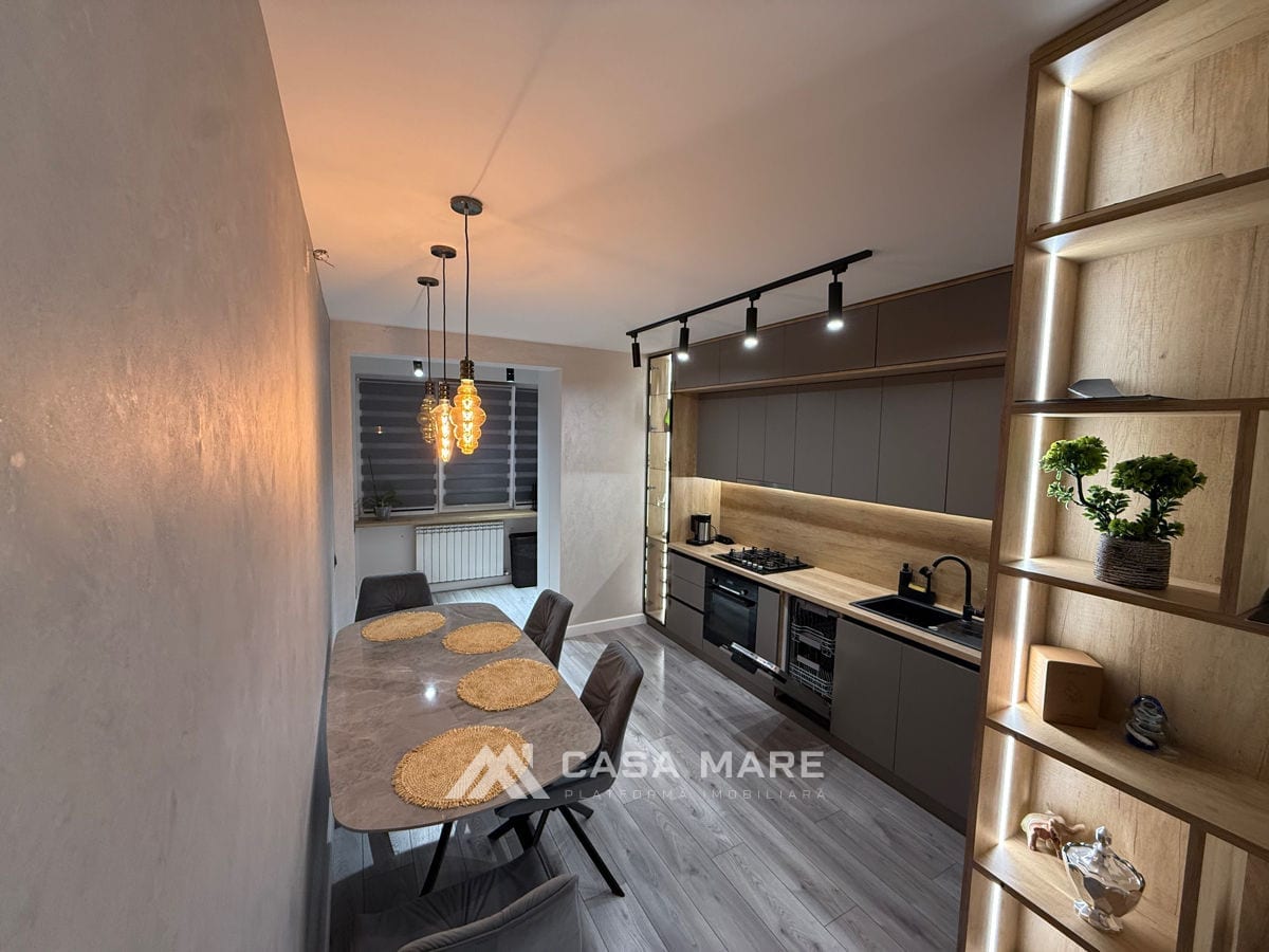 2-комнатная квартира, 80 м², Чеканы, Кишинёв 4