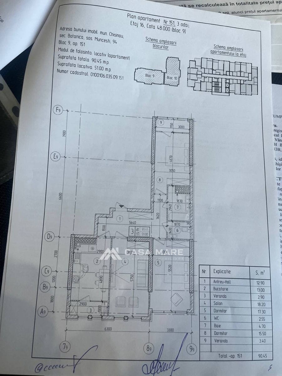 Apartament cu 3 camere, 130 m², Botanica, Chișinău 5