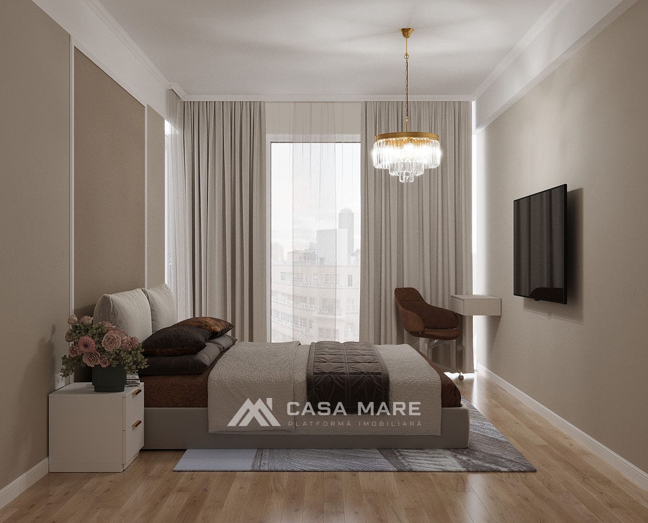 1-комнатная квартира, 46 м², Рышкановка, Кишинёв 7