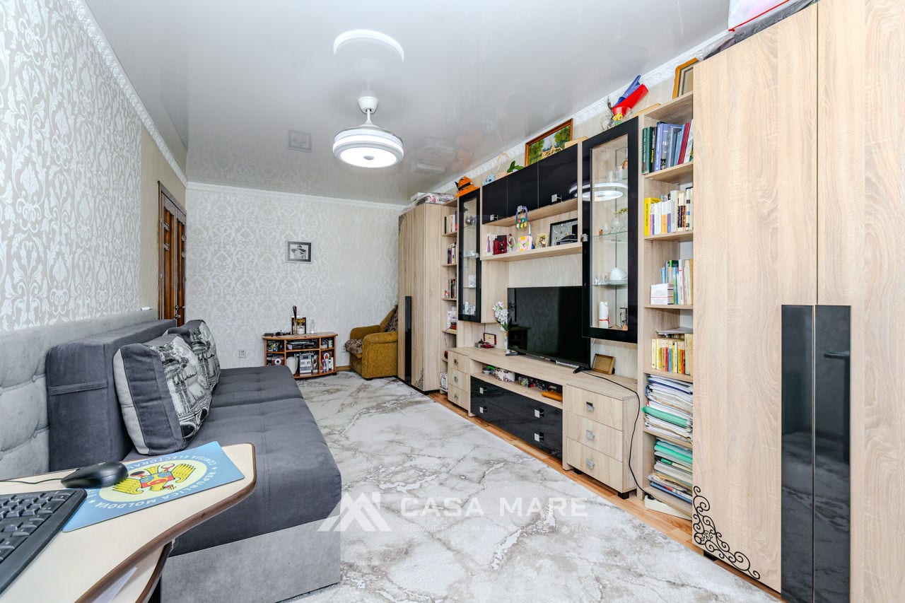 Apartament cu 2 camere, 51 m², Buiucani, Chișinău 3