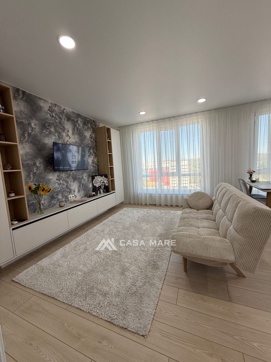 1-комнатная квартира, 55 м², Скулянка, Кишинёв 7