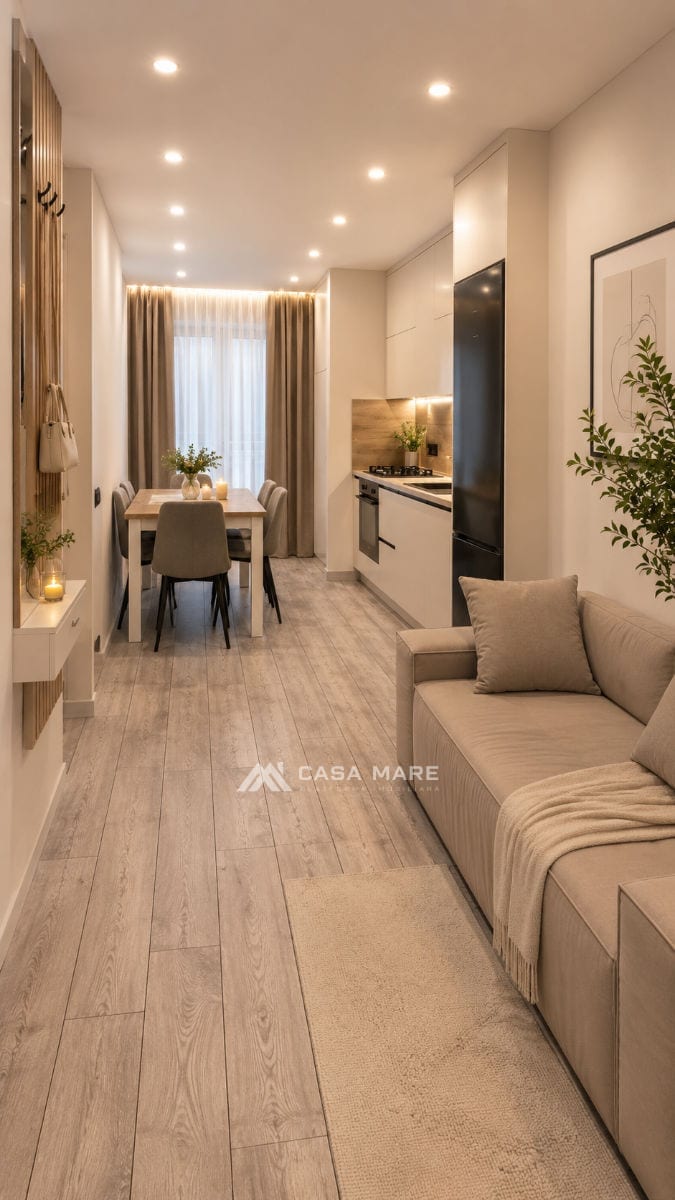 1-комнатная квартира, 40 м², Кодру 2