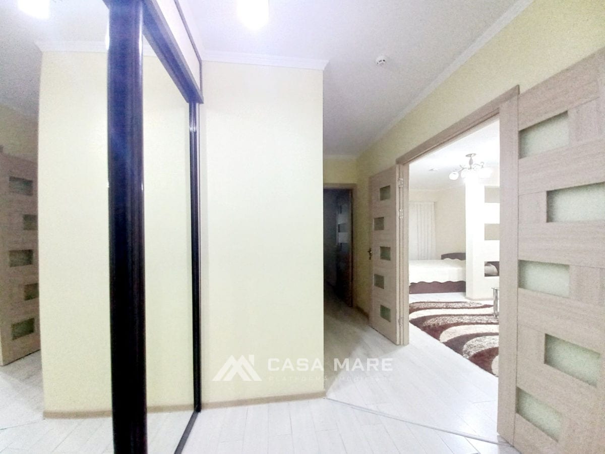 1-комнатная квартира, 53 м², Чеканы, Кишинёв 9