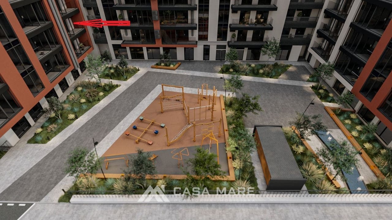 Apartament cu 1 cameră, 48 m², Buiucani, Chișinău 5