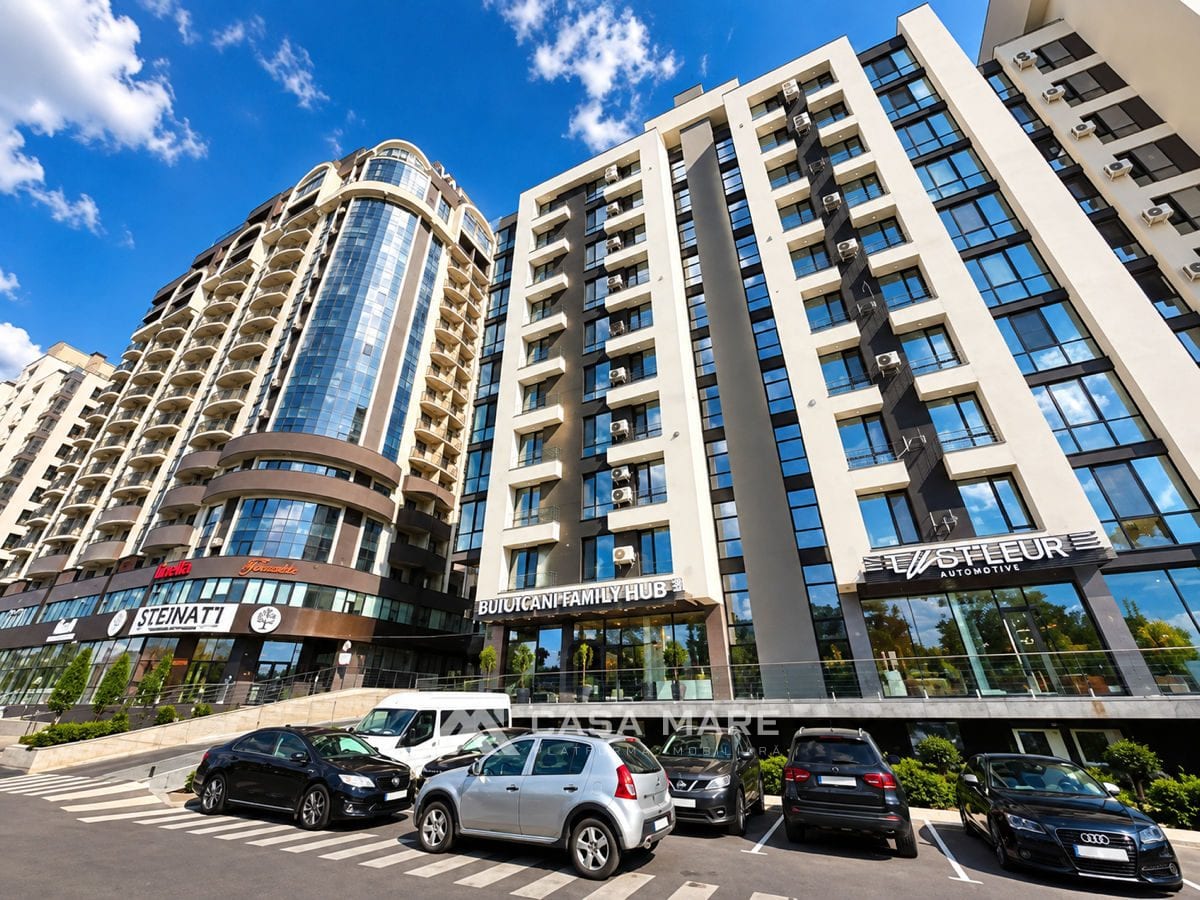 1-комнатная квартира, 46 м², Центр, Кишинёв 1