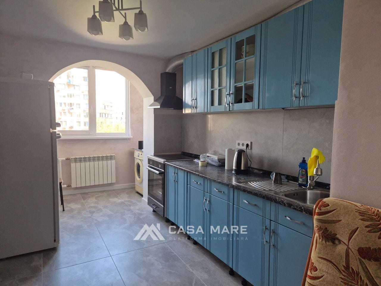 3-комнатная квартира, 77 м², Чеканы, Кишинёв 4