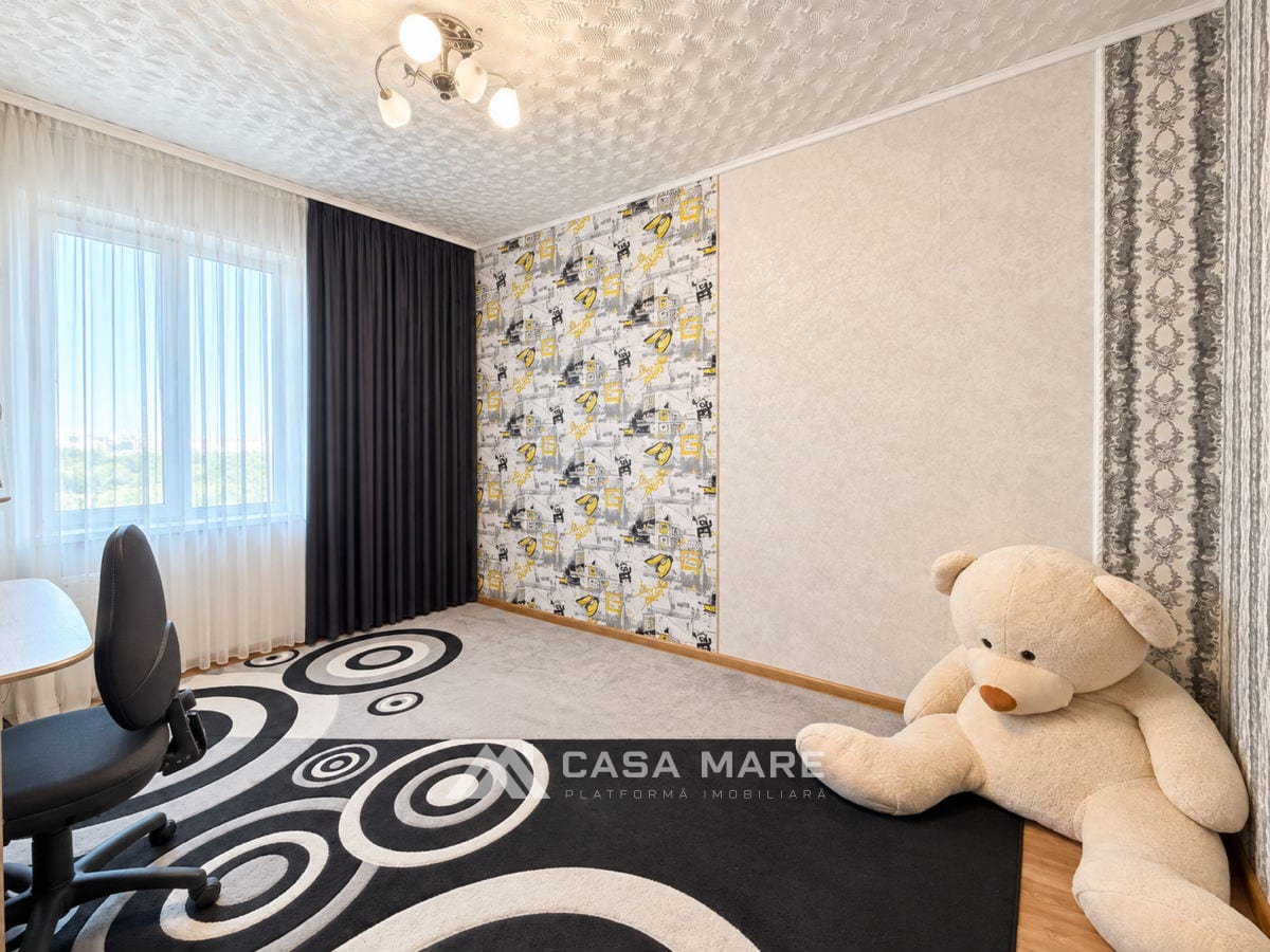 3-комнатная квартира, 65 м², Ботаника, Кишинёв 6
