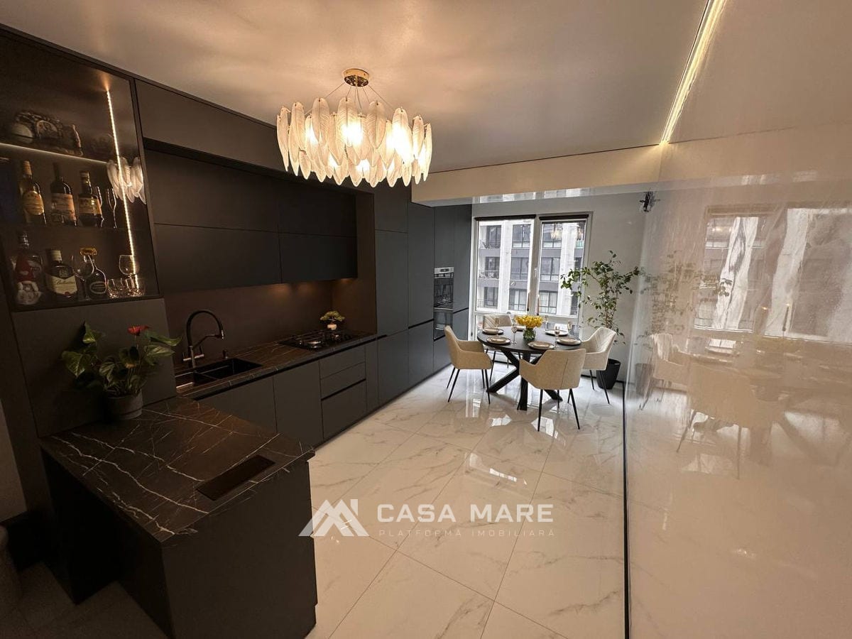 1-комнатная квартира, 57 м², Скулянка, Кишинёв 4
