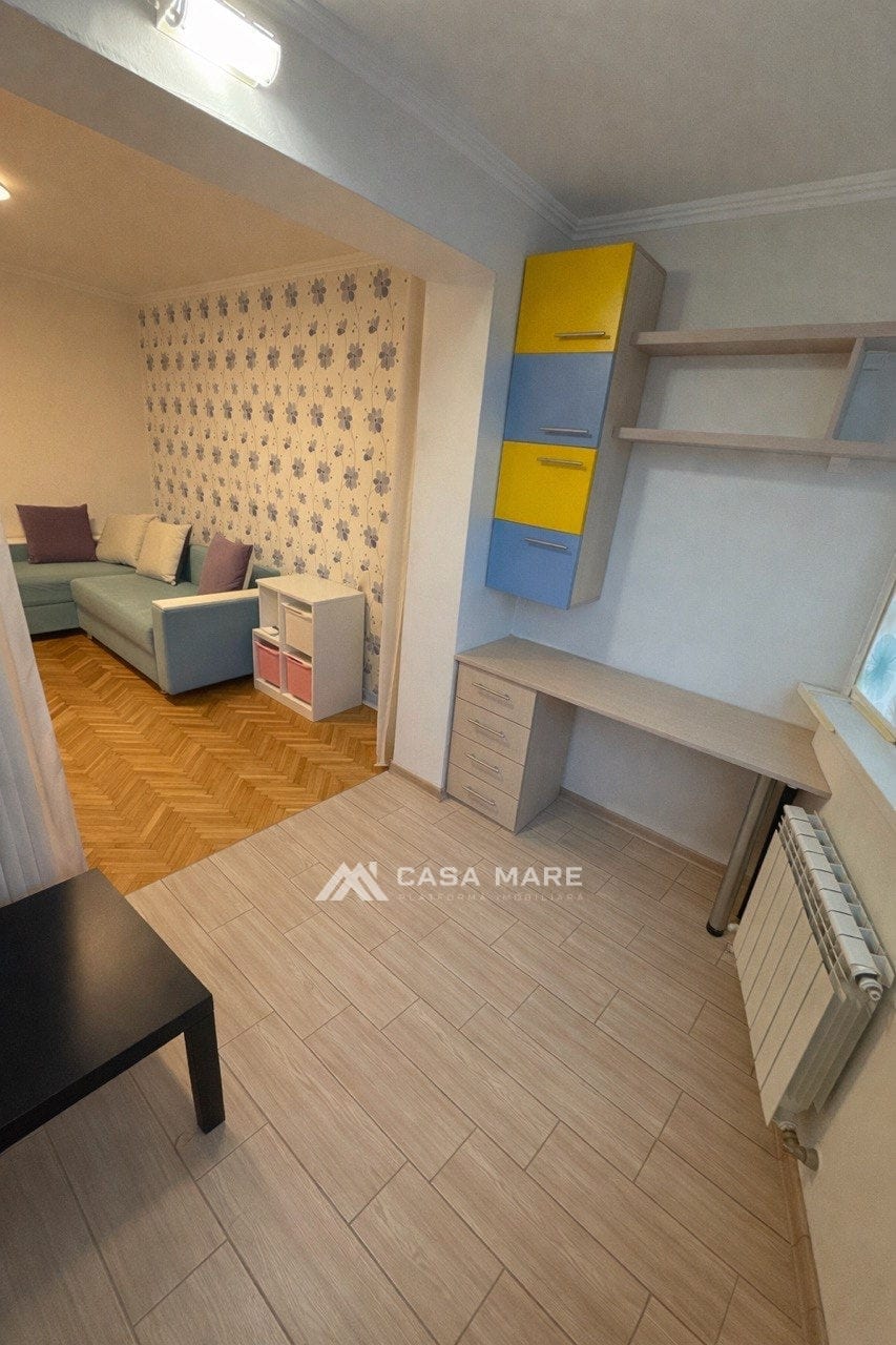 2-комнатная квартира, 51 м², Ботаника, Кишинёв 3