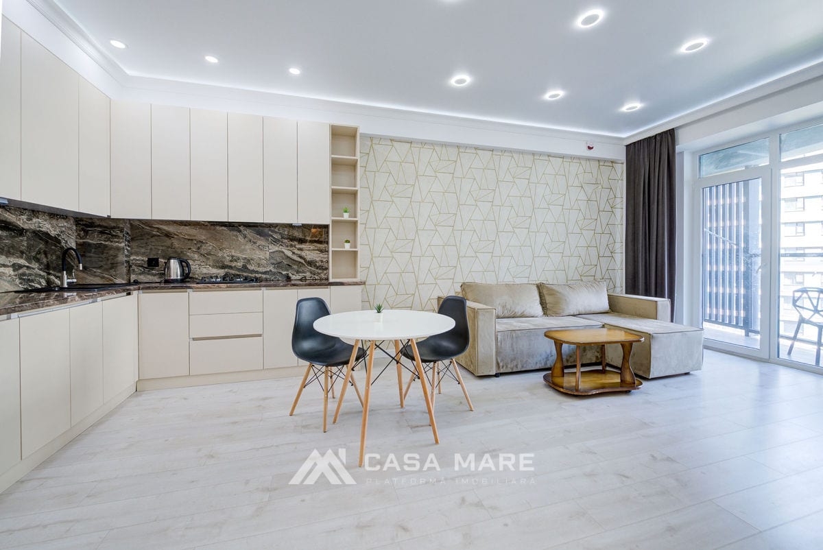 1-комнатная квартира, 50 м², Рышкановка, Кишинёв 4
