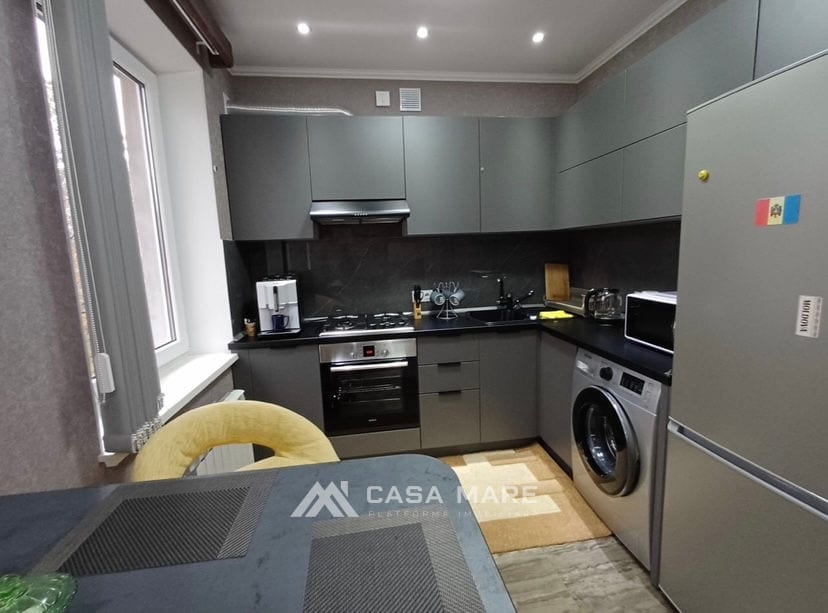 2-комнатная квартира, 52 м², Рышкановка, Кишинёв 5
