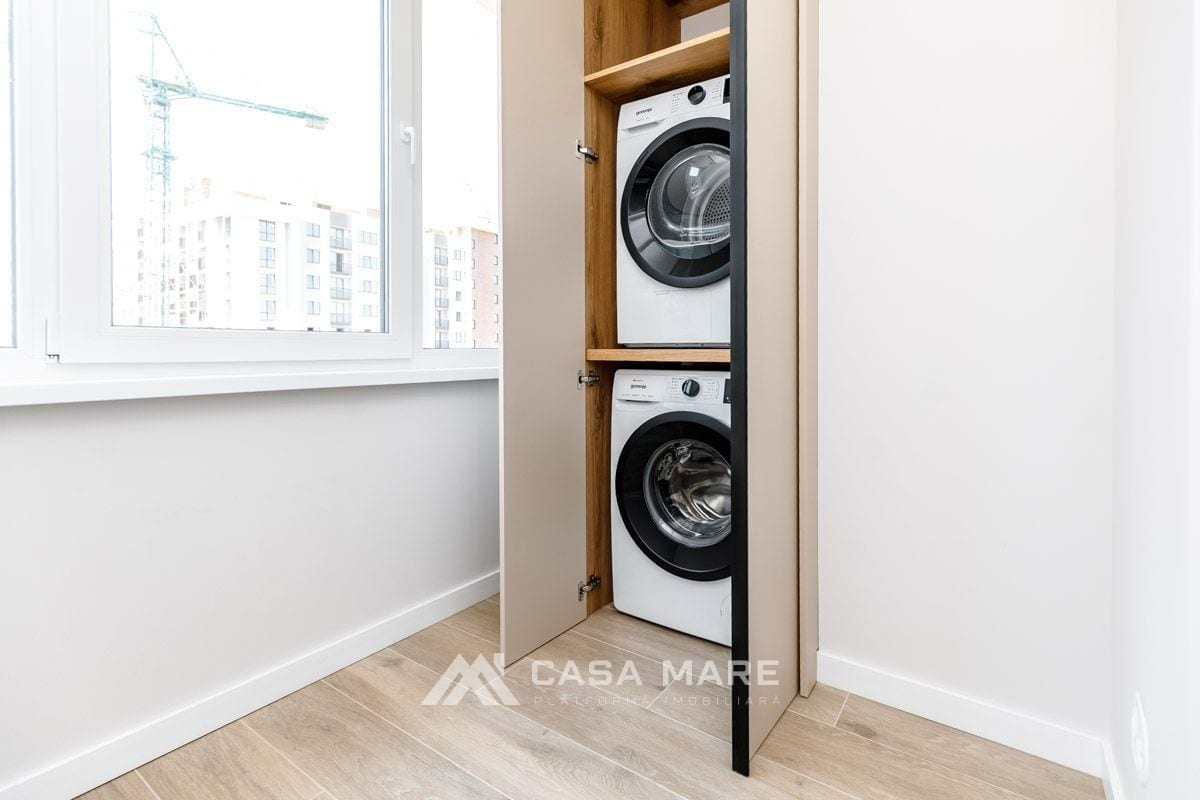 1-комнатная квартира, 51 м², Ботаника, Кишинёв 10