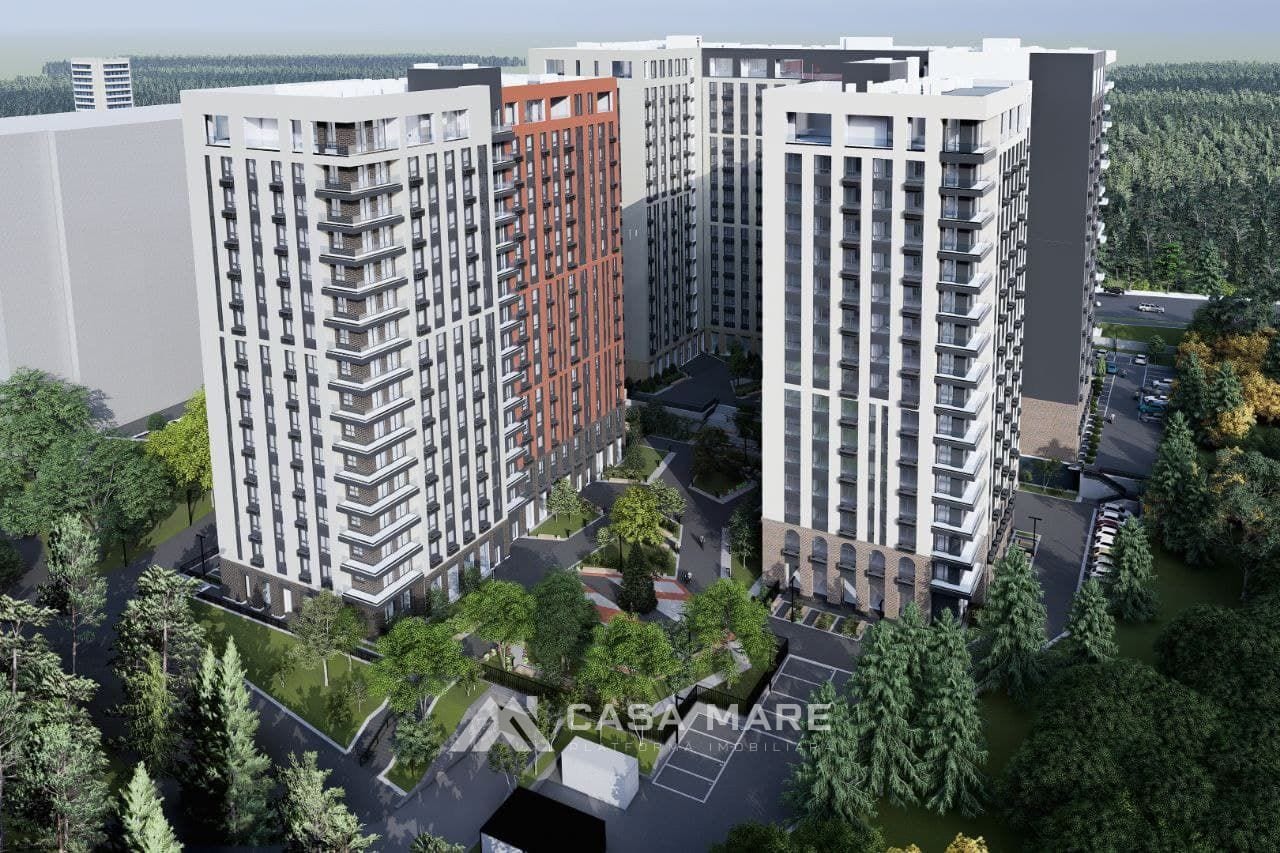 Apartament cu 2 camere, 68 m², Râșcani, Chișinău 1