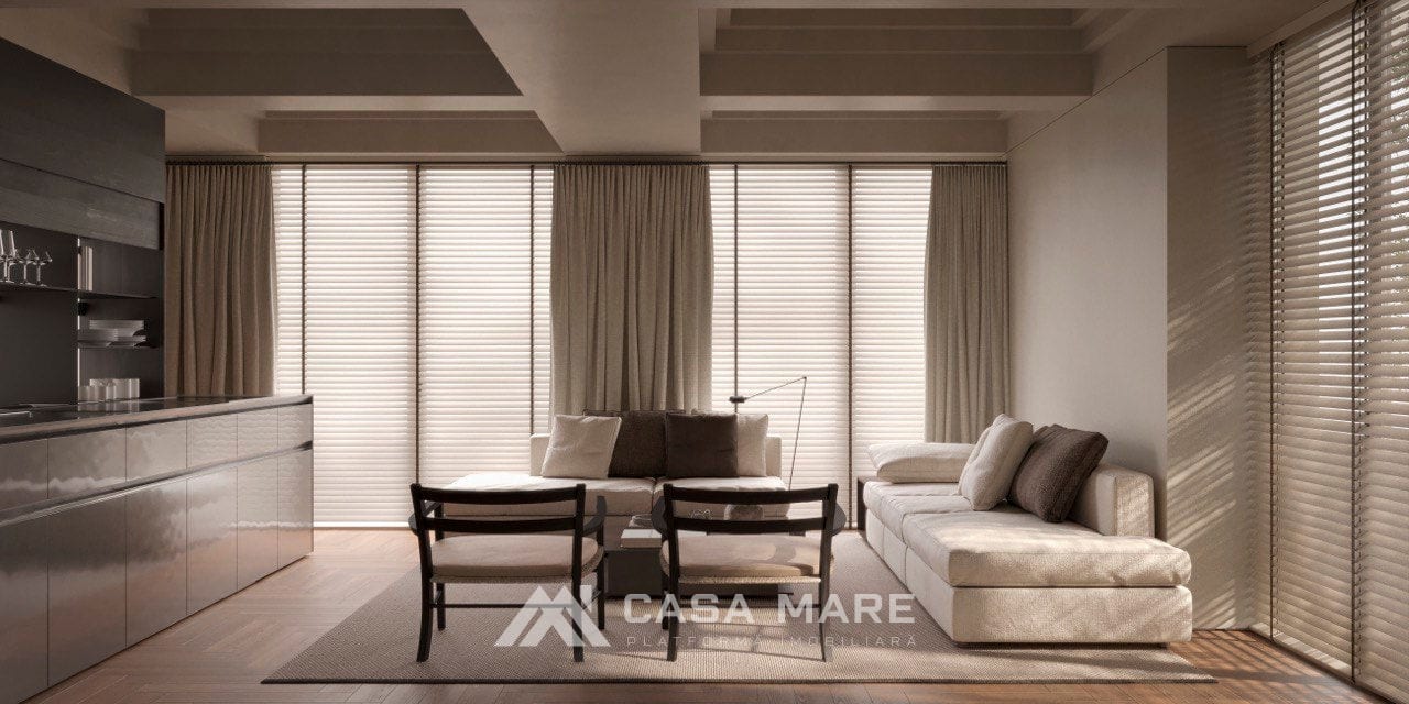 2-комнатная квартира, 77 м², Буюканы, Кишинёв 1