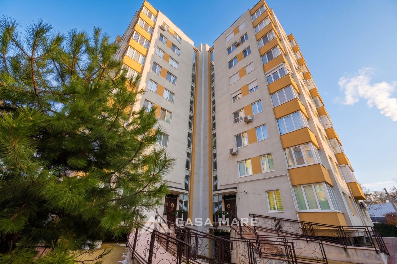 3-комнатная квартира, 111 м², Ботаника, Кишинёв 10