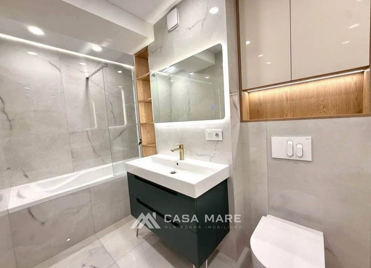 1-комнатная квартира, 50 м², Чеканы, Кишинёв 7