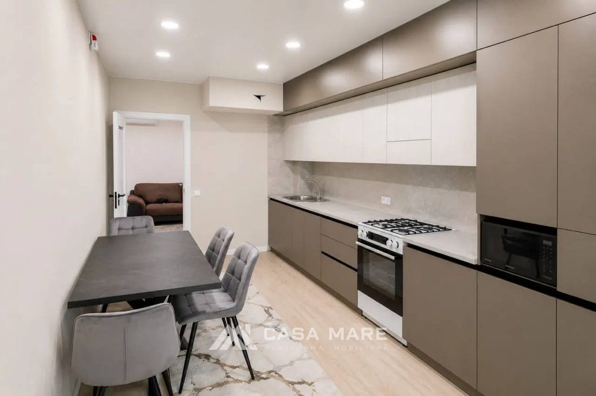 Apartament cu 2 camere, 52 m², Buiucani, Chișinău 2