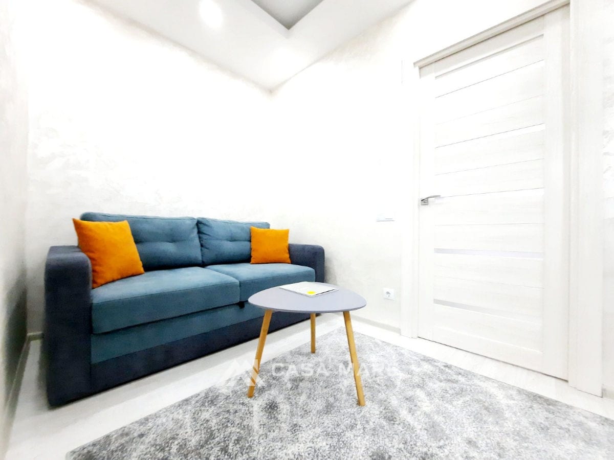 1-комнатная квартира, 50 м², Рышкановка, Кишинёв 8