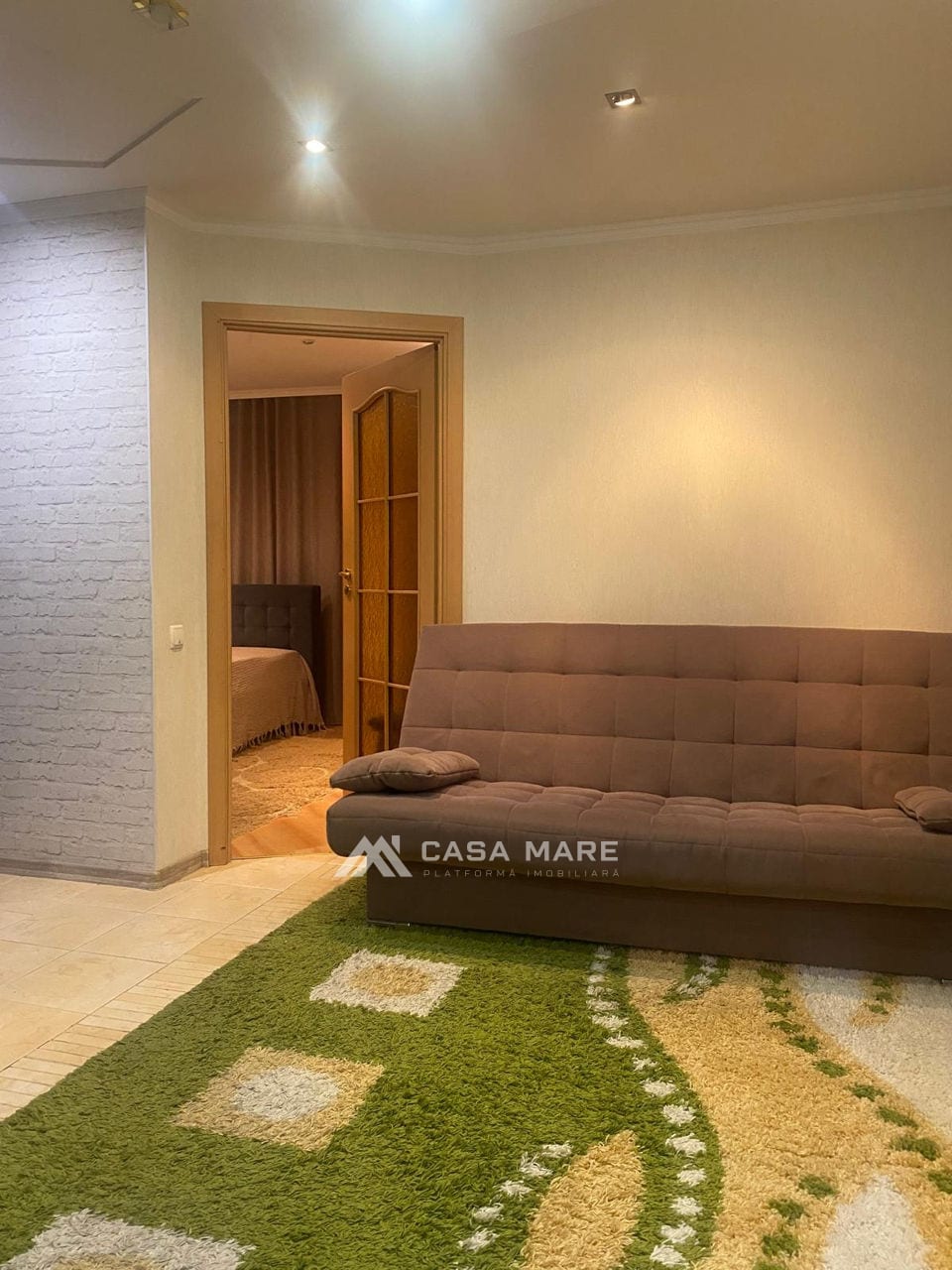 2-комнатная квартира, 62 м², Ботаника, Кишинёв 3