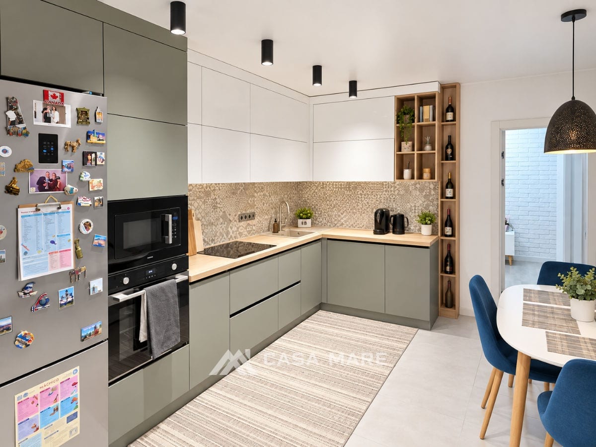 3-комнатная квартира, 84 м², Рышкановка, Кишинёв 5