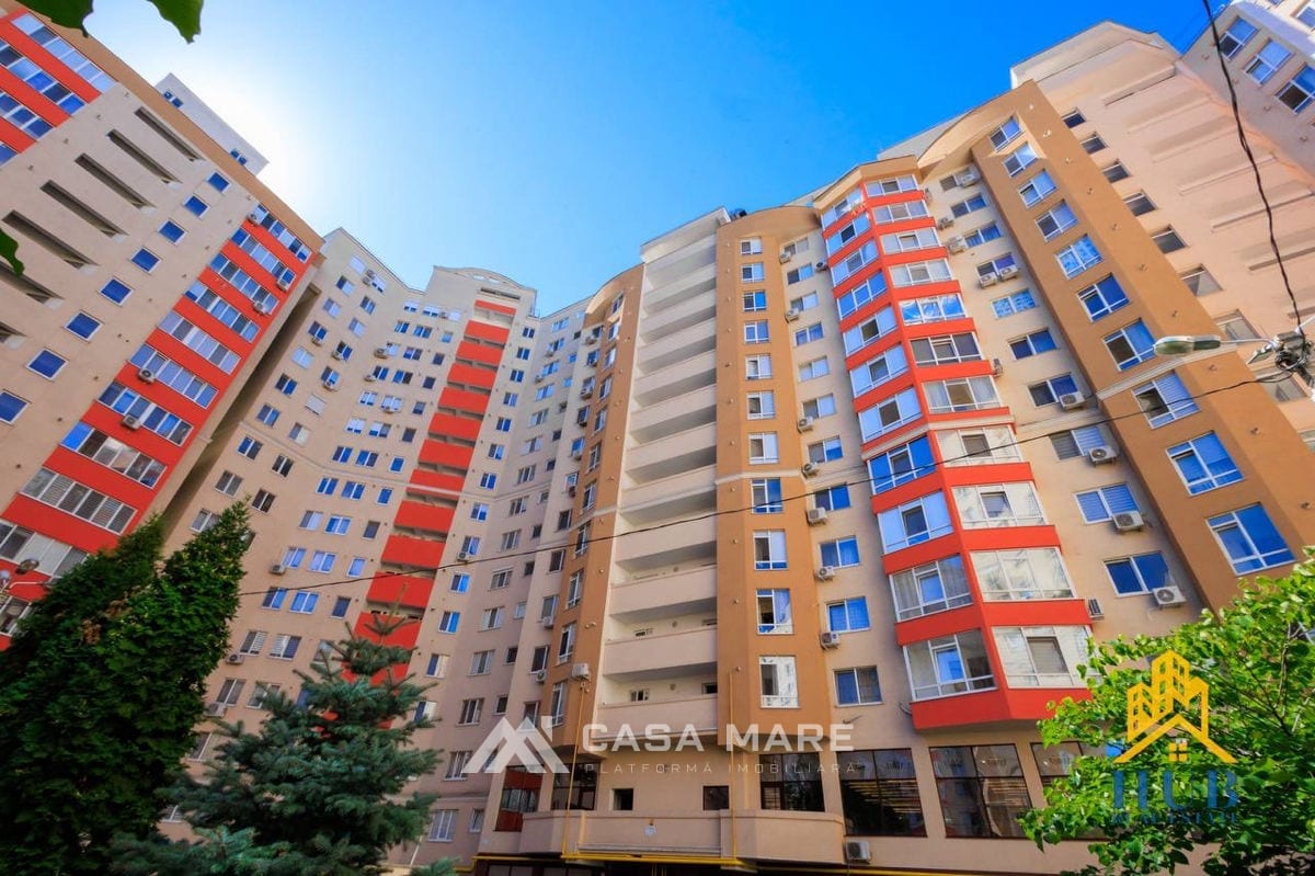 2-комнатная квартира, 54 м², Чеканы, Кишинёв 1