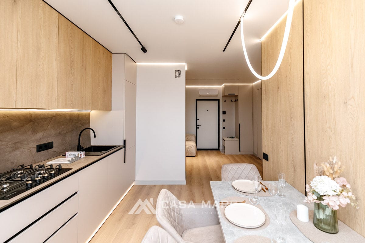 1-комнатная квартира, 43 м², Дурлешты 1
