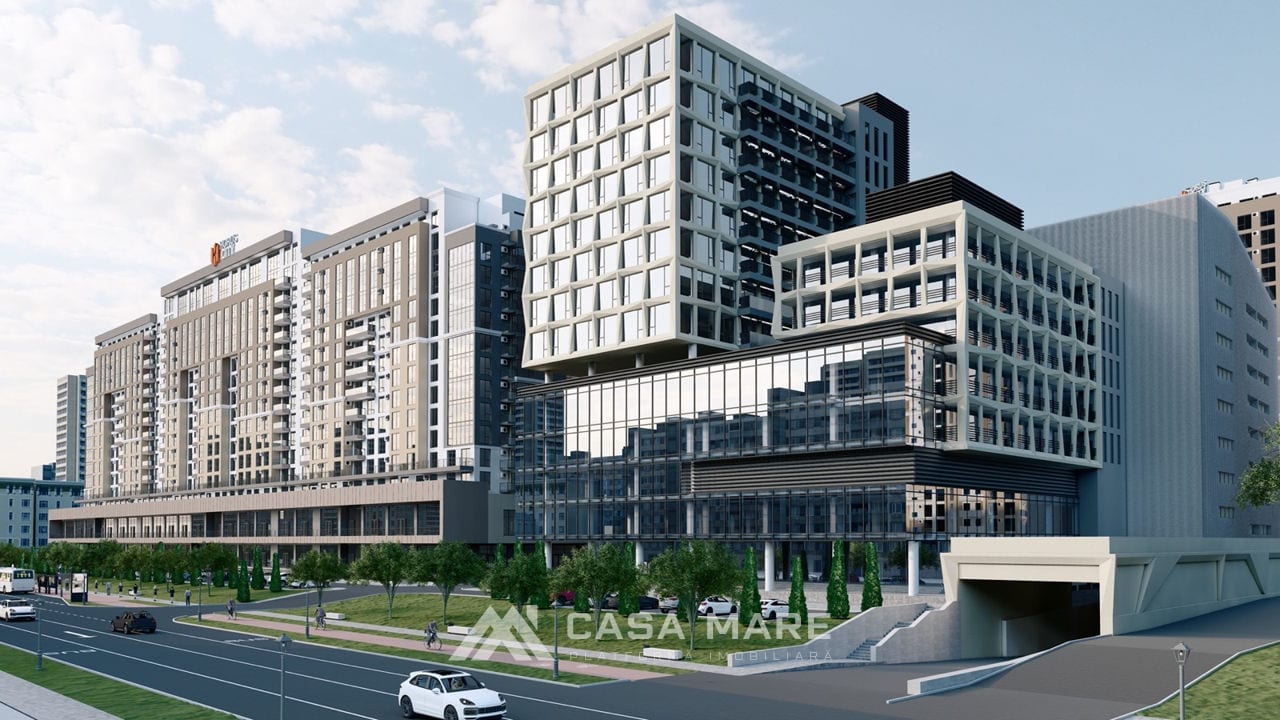 1-комнатная квартира, 46 м², Рышкановка, Кишинёв 1