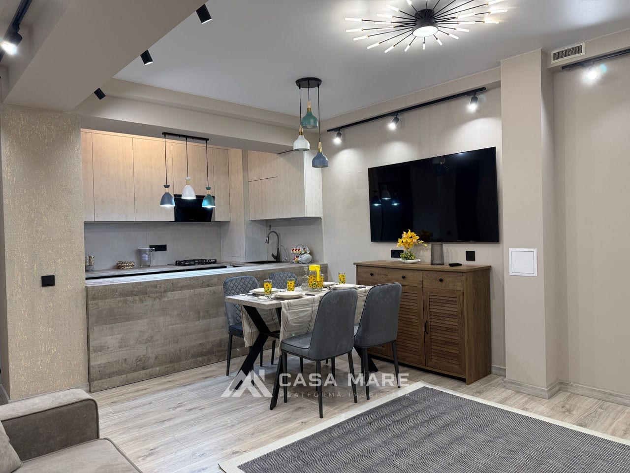 Apartament cu 1 cameră, 70 m², Centru, Chișinău 2