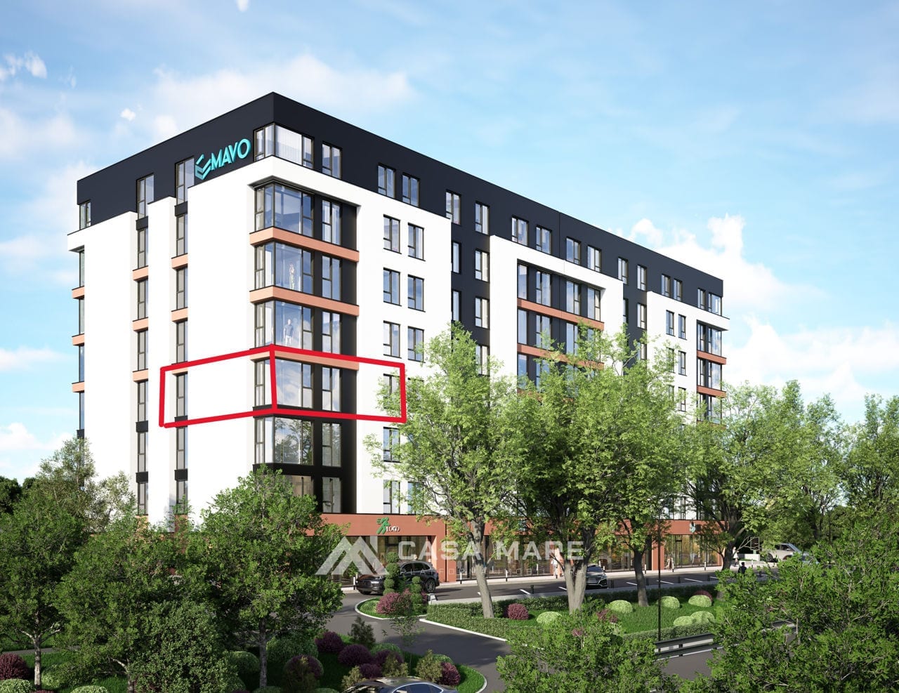 3-комнатная квартира, 76 м², Крикова 7