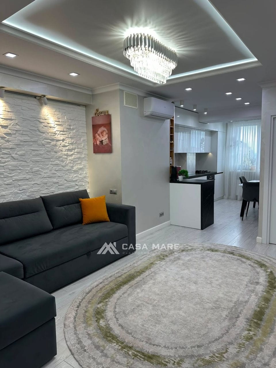 2-комнатная квартира, 66 м², Центр, Кишинёв 2