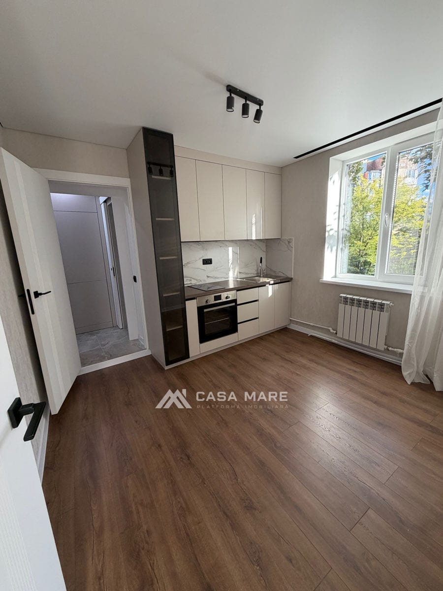 1-комнатная квартира, 27 м², Ботаника, Кишинёв 3
