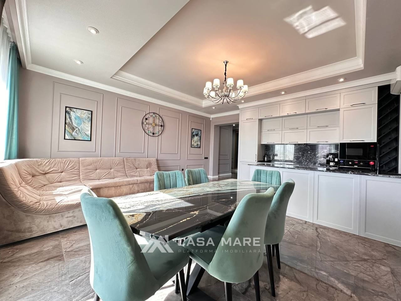 2-комнатная квартира, 120 м², Рышкановка, Кишинёв 7