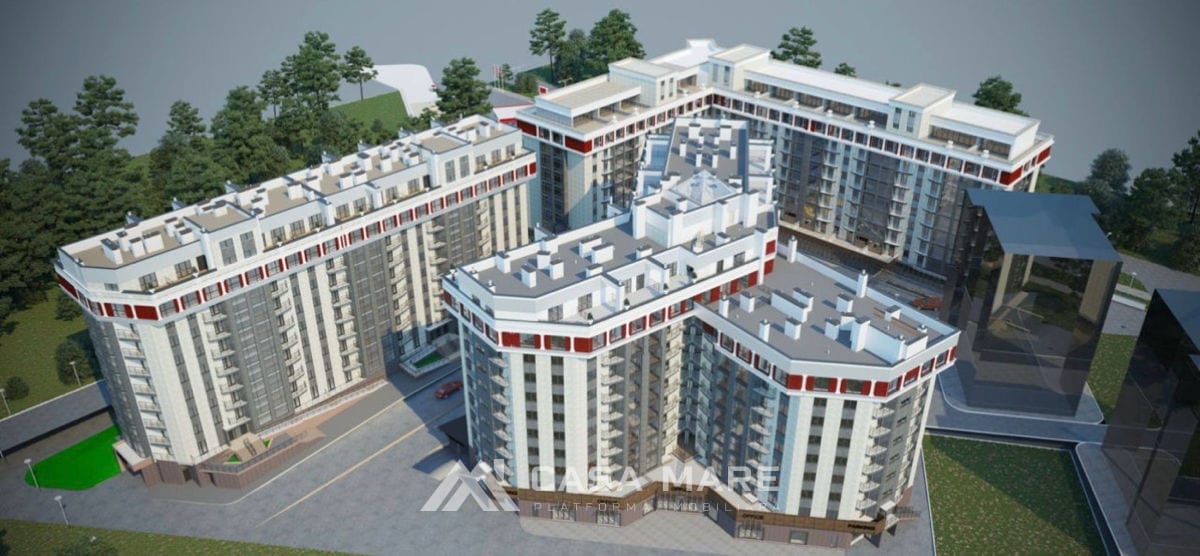 3-комнатная квартира, 77 м², Дурлешты 1