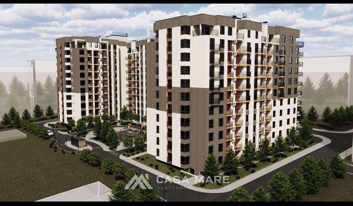 Apartament cu 1 cameră, 42 m², Durlești 4
