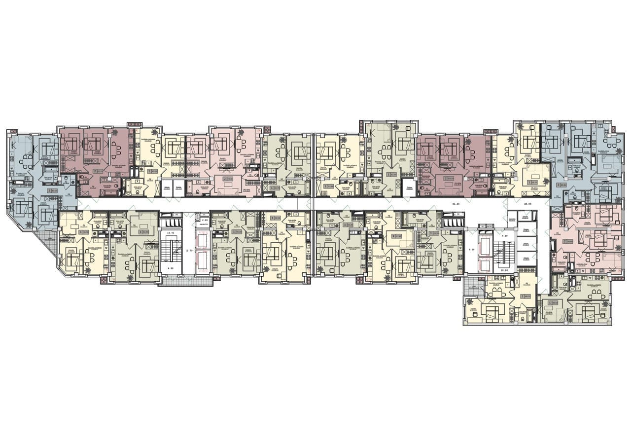 1-комнатная квартира, 45 м², Дурлешты 10