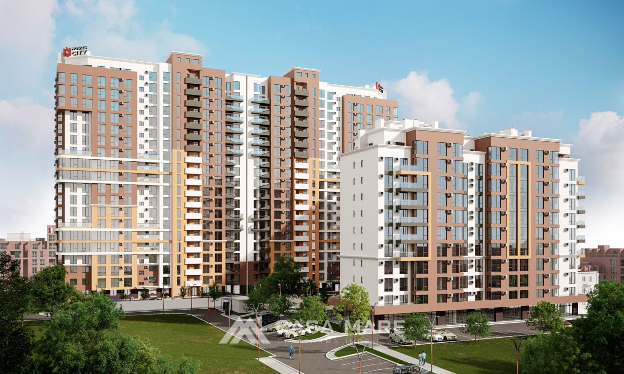 Apartament cu 2 camere, 66 m², Râșcani, Chișinău 1