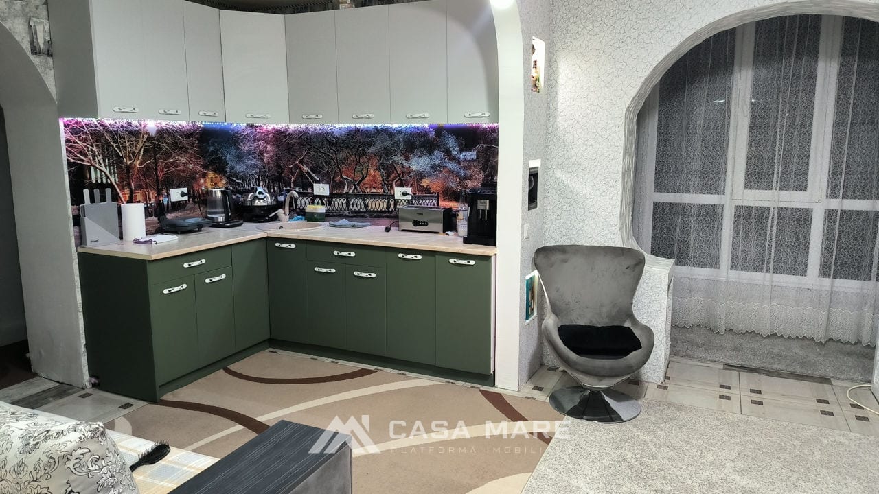 Apartament cu 1 cameră, 52 m², Bălții Noi, Bălți 2