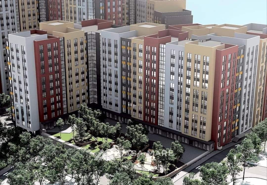 1-комнатная квартира, 43 м², Ботаника, Кишинёв 2